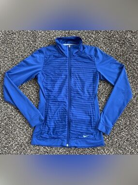 Nike Golf Women's Tour Performance Dri-FIT full-zip activewear jacket XS (blue)